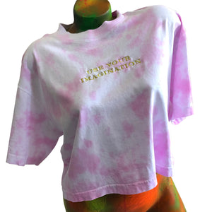 Use Your Imagination Tie-Dye Cropped Tee